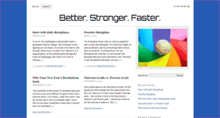 Desktop Screenshot of betterstrongerfaster.com