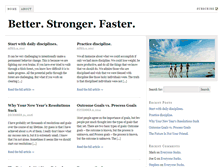 Tablet Screenshot of betterstrongerfaster.com